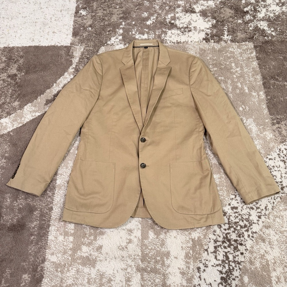 J Crew Blazer Men 40R Ludlow Cotton Larusmiani Italy Fabric Unstructured Luxury